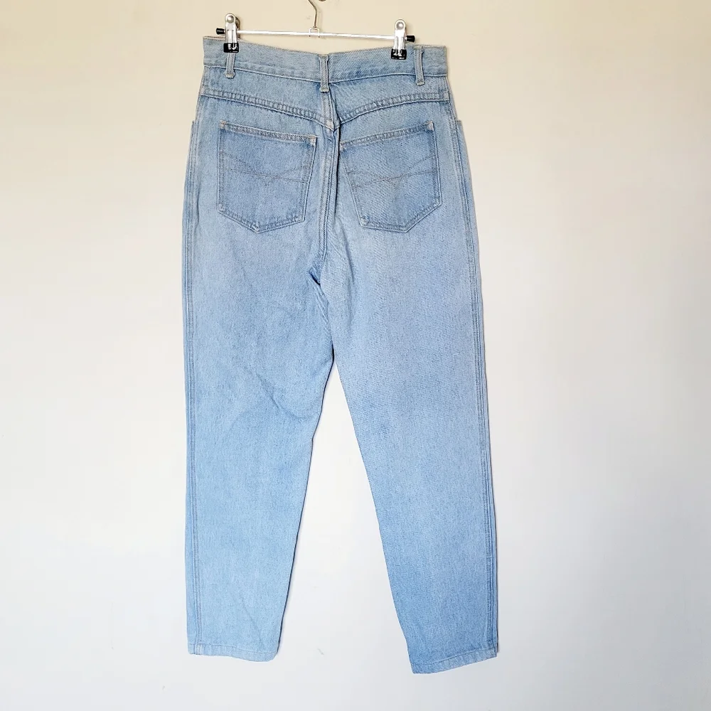 Vintage 90's La Costa Spa‎ Embroidered Anchor Mom Tapered Jeans